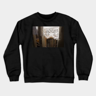 Lace curtains. Crewneck Sweatshirt